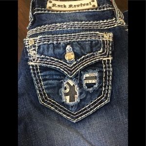 Like new Rock Revival Felicia cuff straight size30